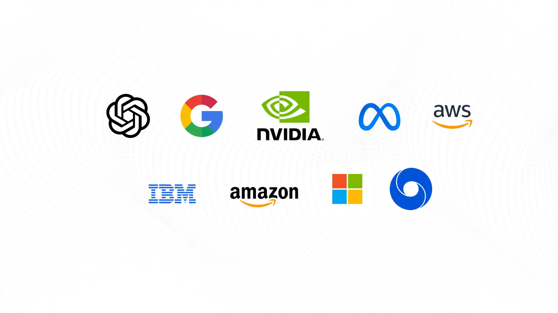 LLM Providers - OpenAI, Google, NVIDIA, Meta, AWS, IBM, Amazon, Microsoft, Anthropic